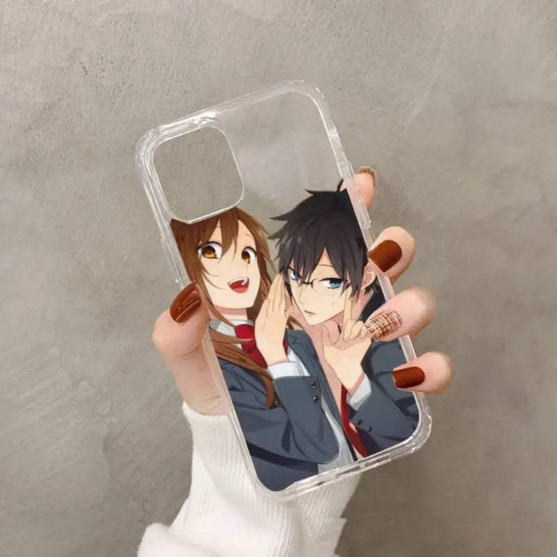 Horimiya Anime Lambskin Case For iPhone 14 13 11 12 Pro Max Mini 8