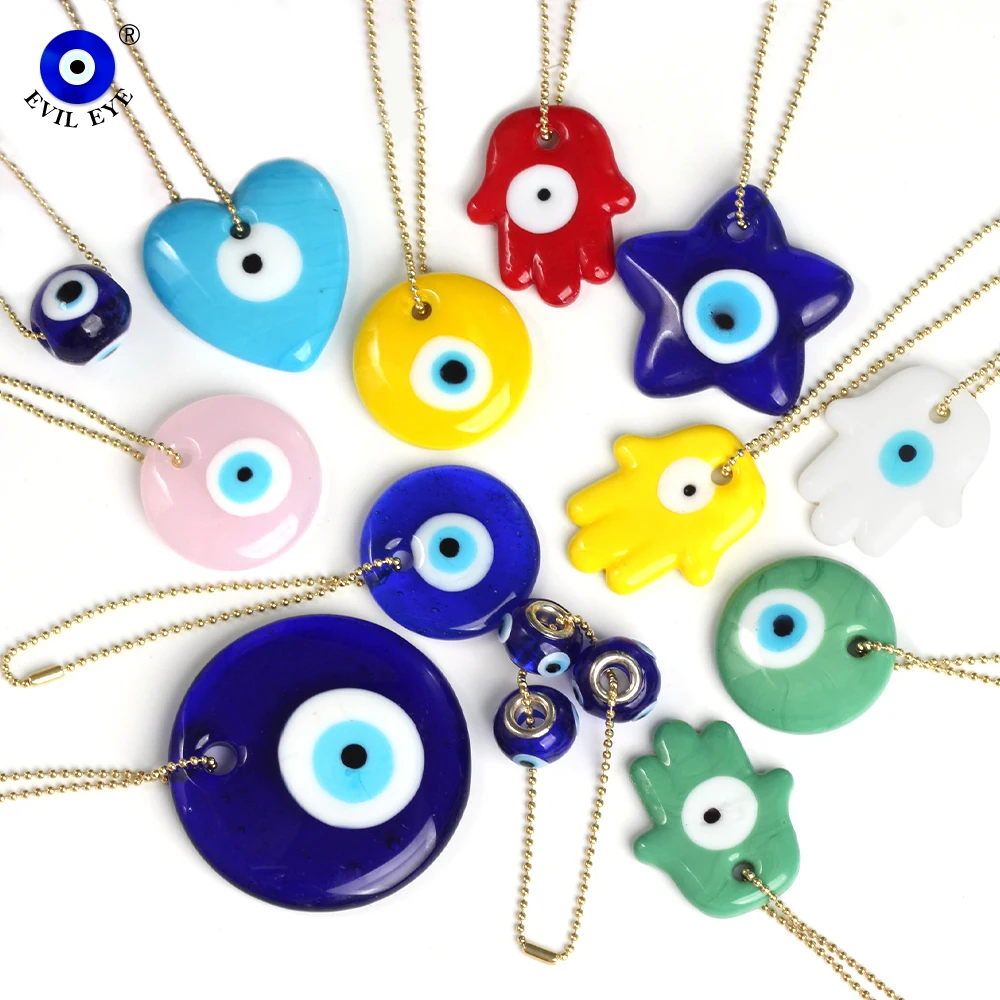 Evil Eye Hamsa Hand Heart Star Wall Hanging Beads Portachiavi Portachiavi Turco Evil Eye Portachiavi Per Auto Per Donna Uomo Gioielli Di Moda