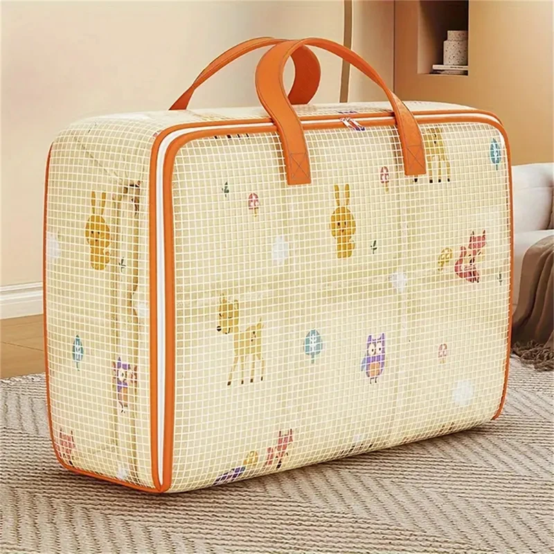 Quilt Clothes Big Capacity Storage Bag Quilt Bedding Storage Closet Organizer Wardrobe Organizer Blanket Sorting Bags Dust-proof 6