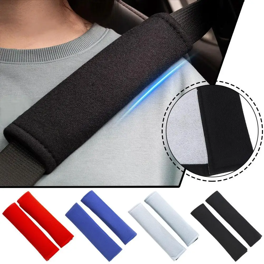 Seat Belt Safety Belt Shoulder Strap Pad Cover Harness Pads Pillow Children Protection Car Covers Car Cushion 2x car accessories seat belt covers seat belt protection seat belt protector car seat belt accessory safety belt shoulder guard