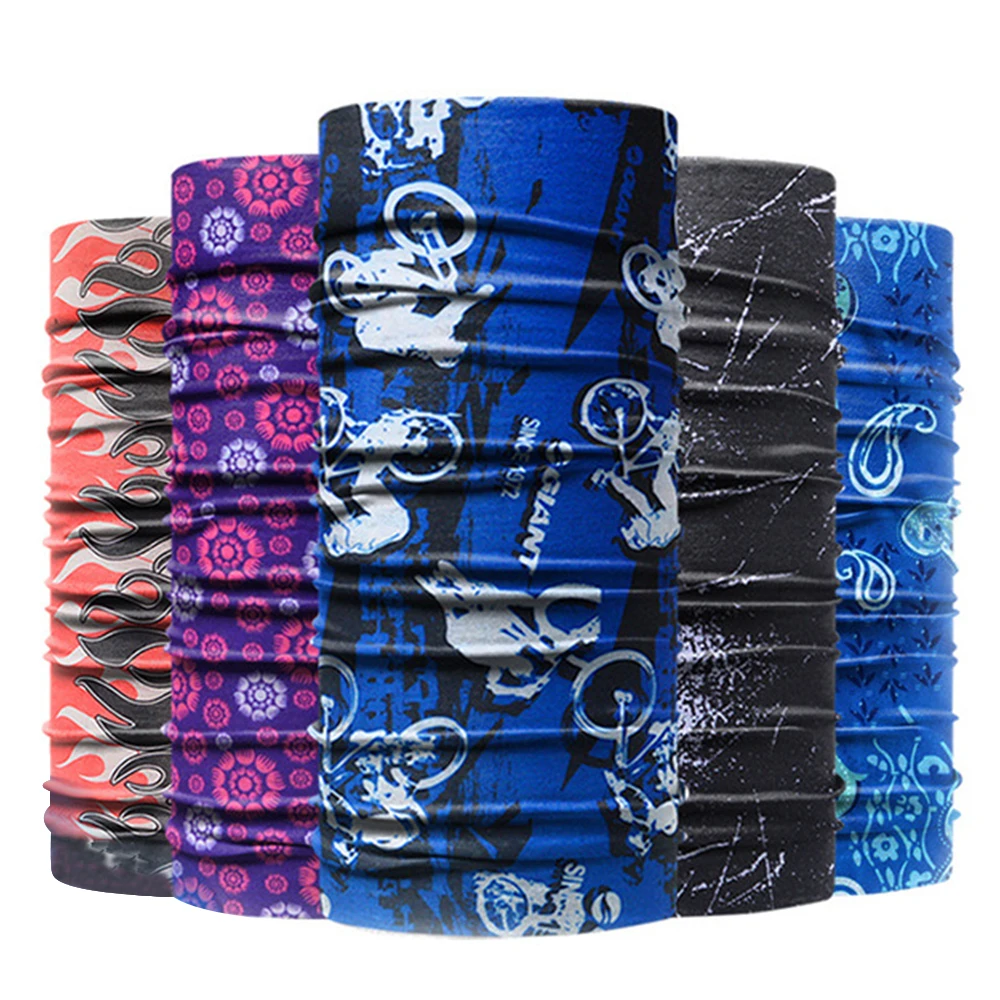 Bandana Headband Multifunctional UV Protection Magic Scarf Neck Warmer Tube Outdoor Fishing Hiking Cycling Face Head Wrap Cover 2