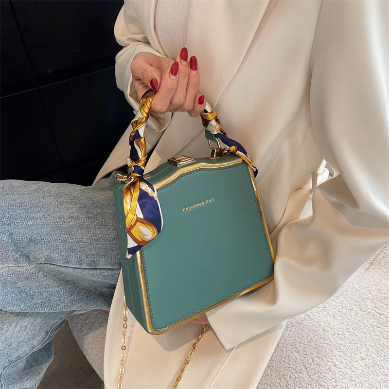 

Small Square Bag Handbags 2023 Korean Trend Ladies Chain Shoulder Messenger Bag For Women Designer Texture Female Crossbody Bags