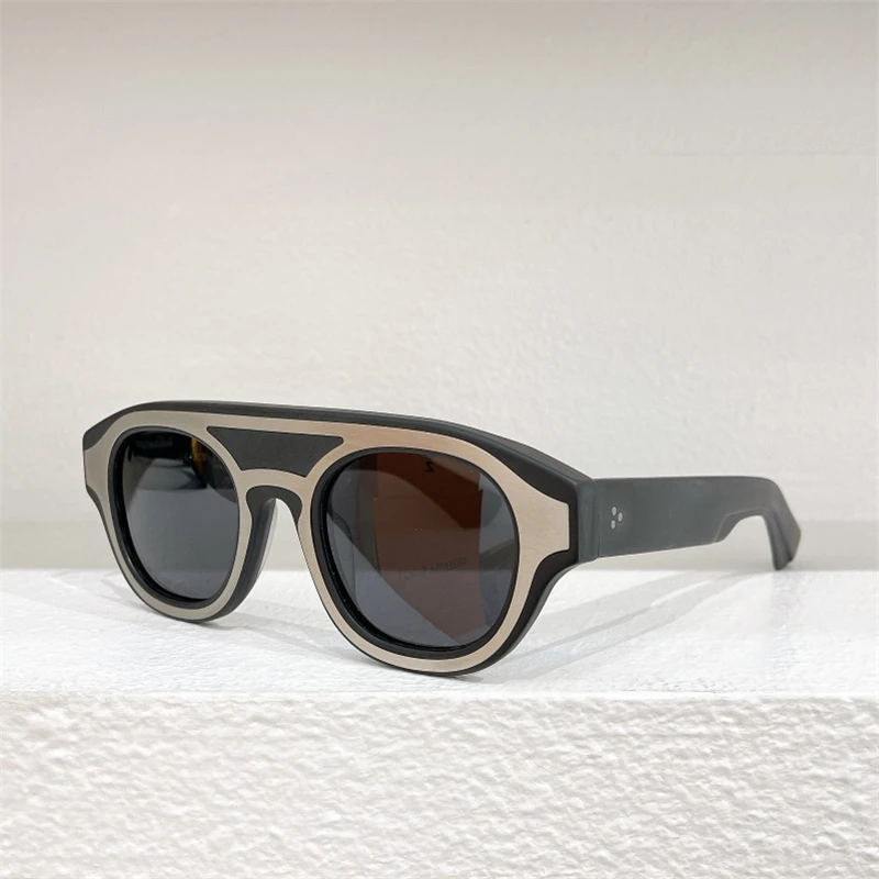 

Солнцезащитные очки JAMES TART в стиле ретро для мужчин и женщин, дизайнерские стильные очки с защитой от ультрафиолета, в полной оправе, в случайной коробке, лето 600