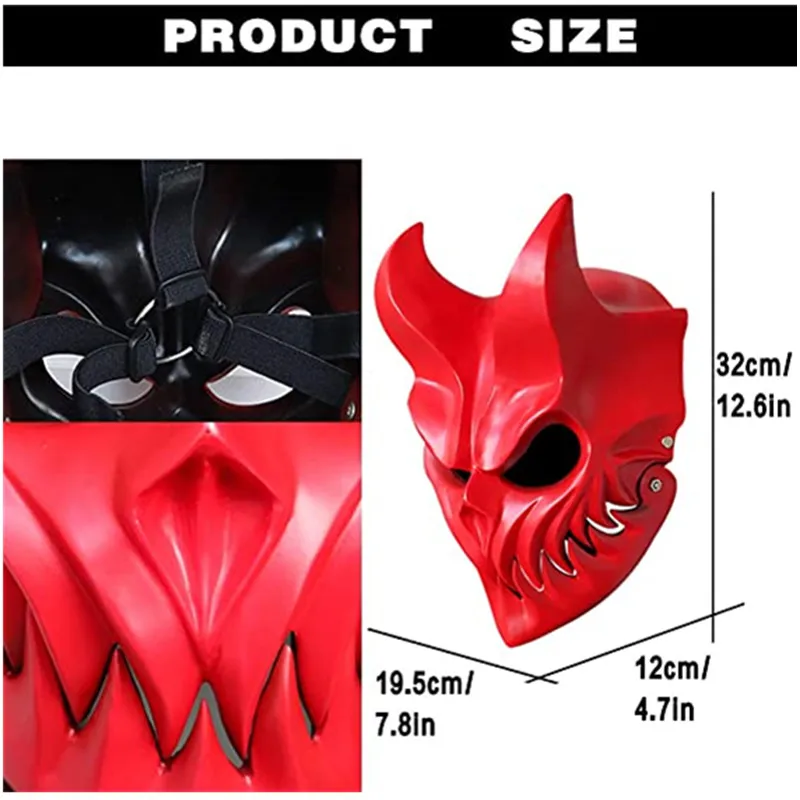 Bulex Halloween Demon Mask Resin Slaughter To Prevail of