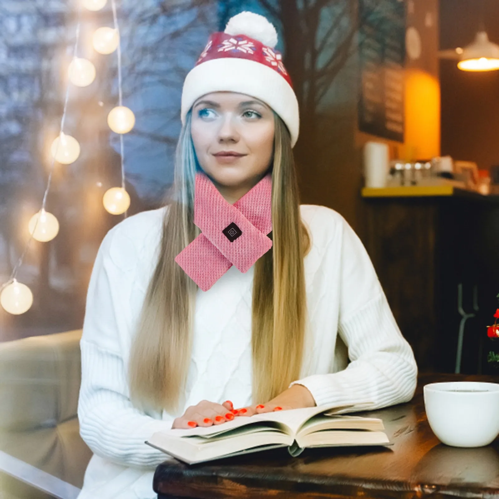 

Electric Heating Scarf Three Gear Regulation USB Heater Heating Neck Brace Heating Pads