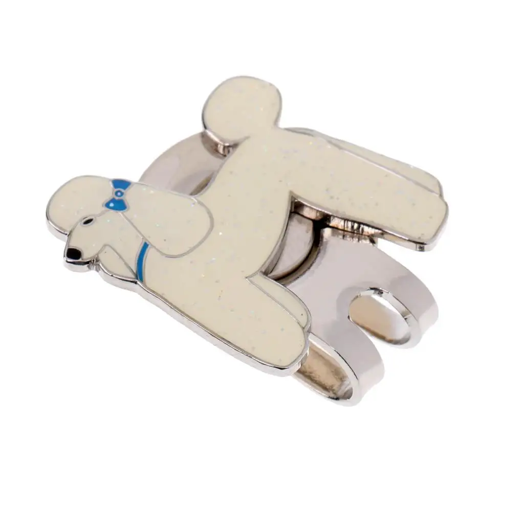 

Dog Hat Clip Golf Ball Marker Fit for Golf Visor