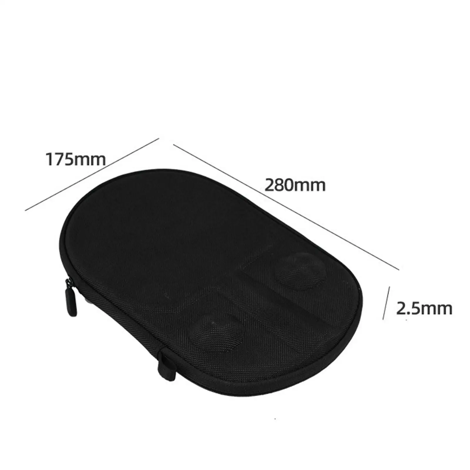 Multifunction Table Tennis Racket Case Reusable Table Tennis Protector for Travel Competition