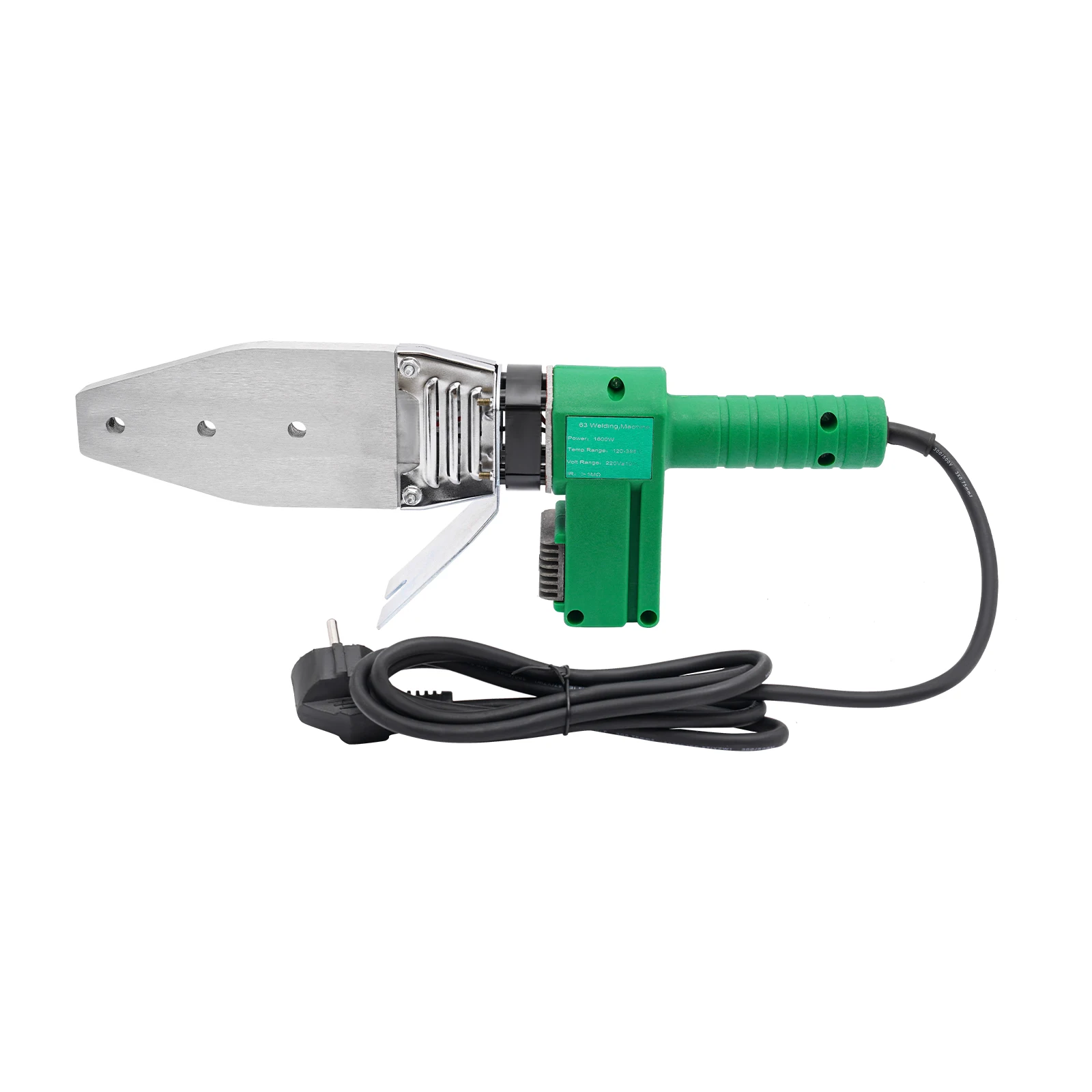 1600W Elektrische Rohrschweißmaschine 20-63mm Schweißköpfe Kunststoff-Heißschmelzschweißgerät mit Einstellbarer Temperatur für PPR PB PE PV Rohrverbindungen – Detail 7