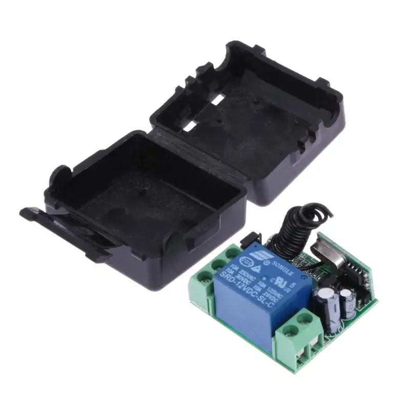 Wireless Remote Control Switch Universal DC 12V 10A 433MHz Telecomando Transmitter with Receiver for Anti-theft Alarm System
