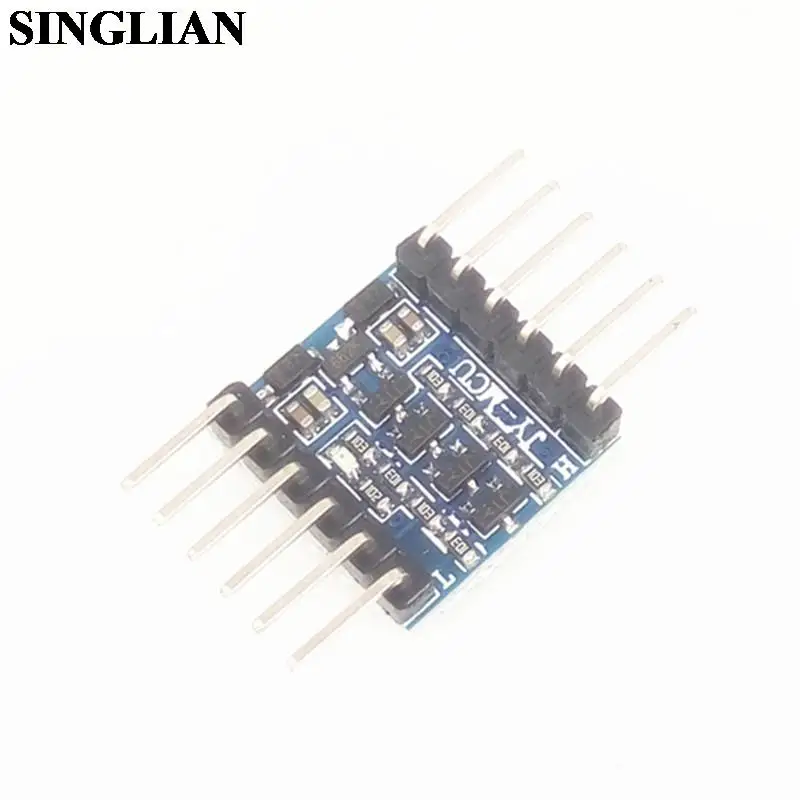 

4-Channel MOS 5V And 3V Mutual Conversion IIC UART Equal Level Conversion Module Power Supply Bending Pin