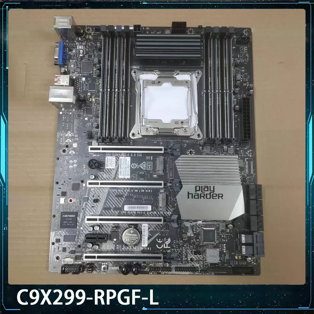 

C9X299-RPGF-L Server Motherboard X299 LGA2066 Support Core x 4-way GPU Deep learning For Supermicro