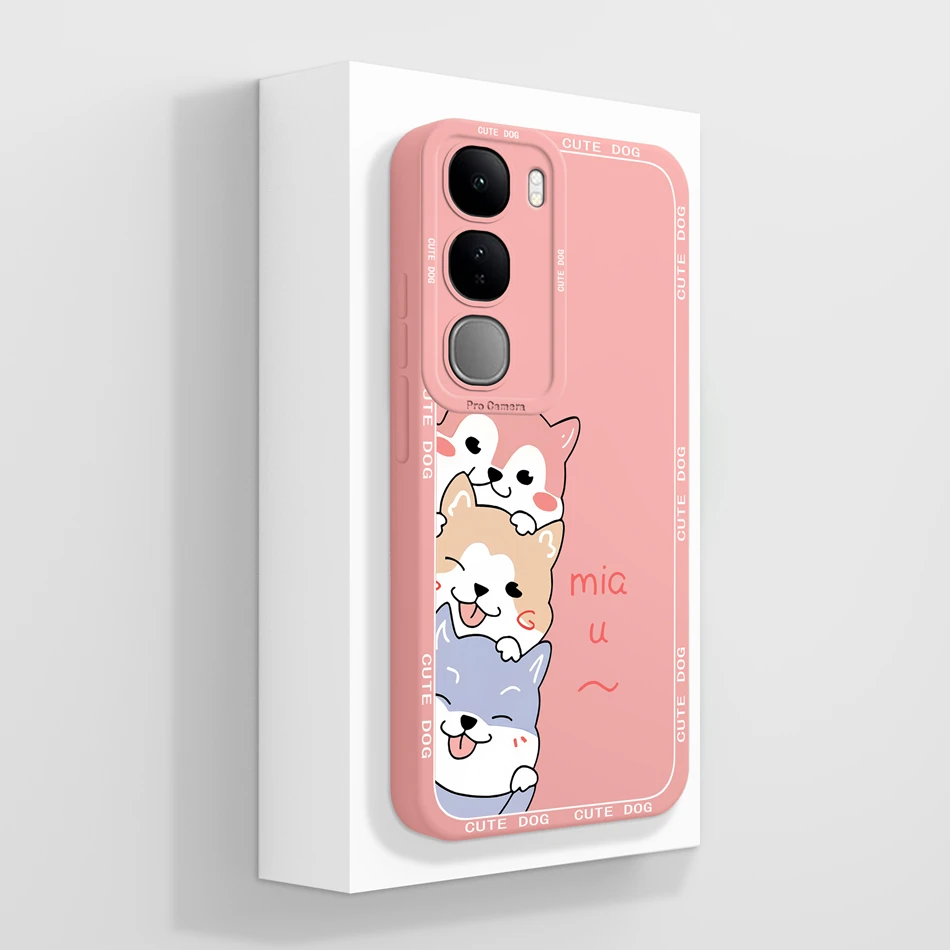 Fashionable Soft Liquid Silicone Phone Case, Compatible with Select Vivo Models, in Chic Back Cover Design