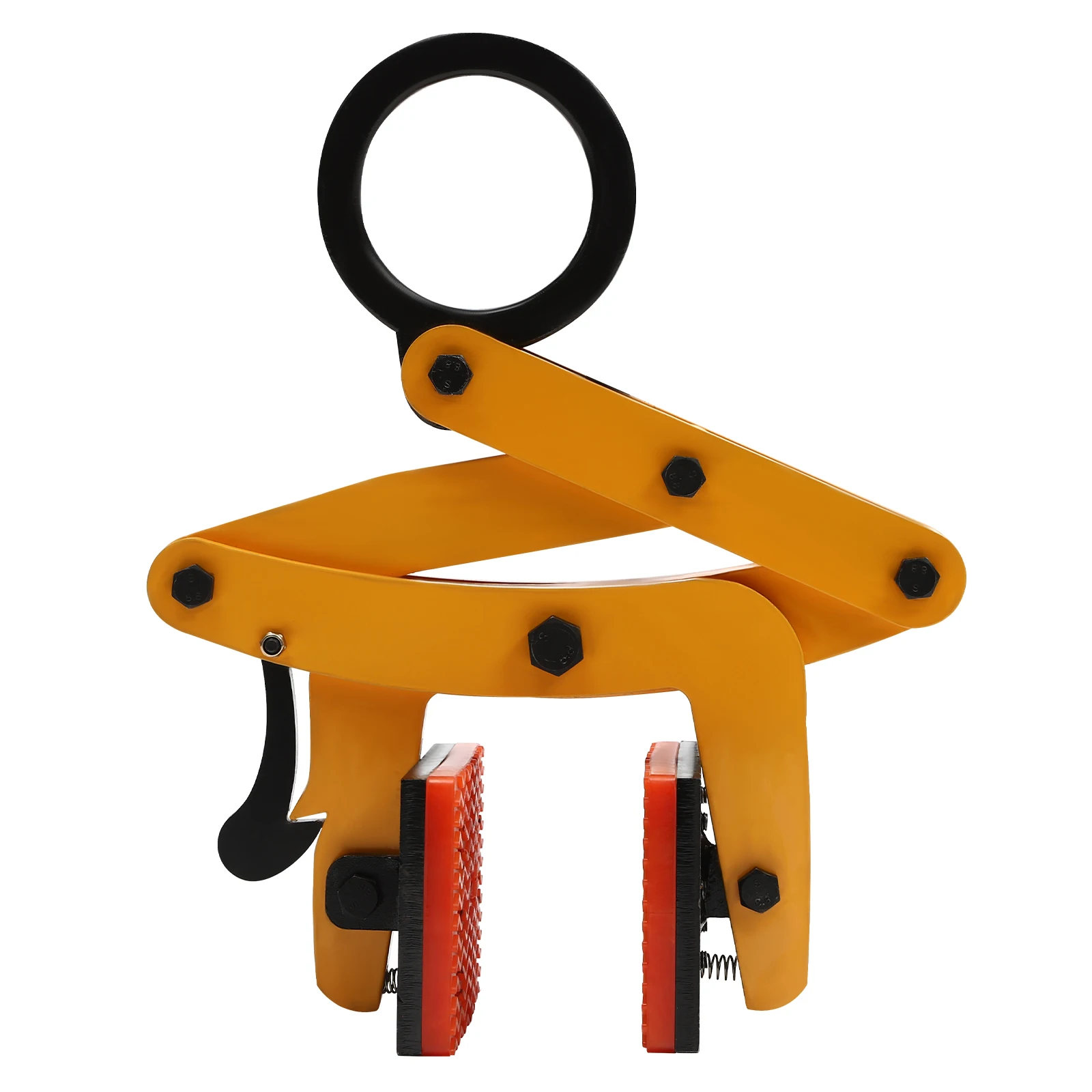 320kg Pallet Puller Clamp, 0-6.5cm Jaw Curb Stone Gripper Lifting Tongs Lifting Transportation Pliers Timber Lumber Stone Tongs