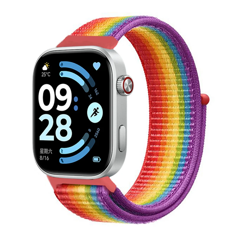 Breathable Sport Nylon Loop Strap for Smartwatch Replacement Bracelet