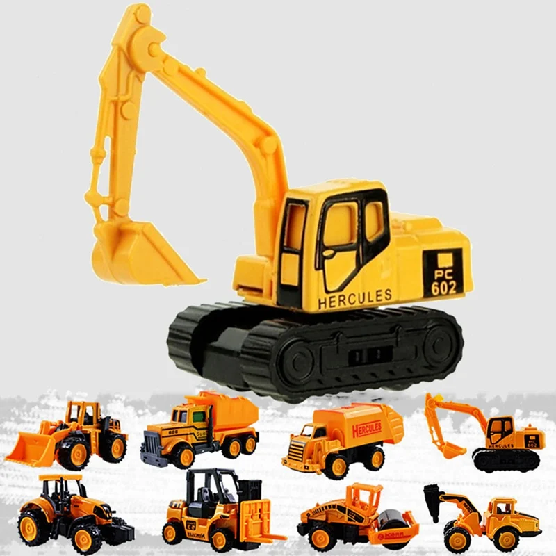 

Children's Toys Mini Alloy Construction Vehicle - Digging Truck Plastic Die Casting Construction Engineering Vehicle Excavator