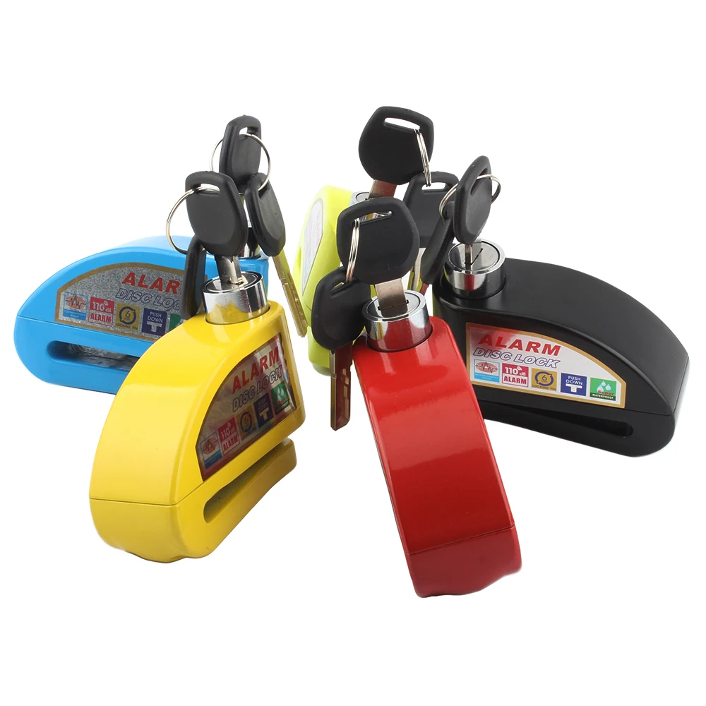 Motorcycle Disc Brake Lock Wheel Alarm for Motorcycle Scooter Bicycle