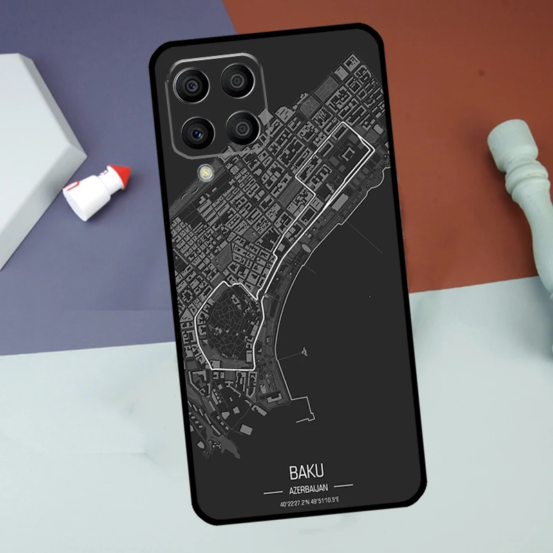 F1 Race Circuit Design Phone Case