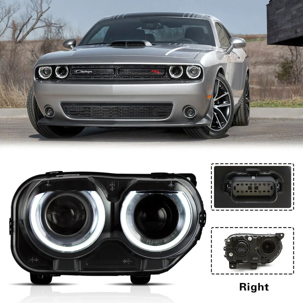 

Автомобильные аксессуары 2015-2020 для Dodge Challenger, задняя фара, последовательная Поворотная фара, пассажирский боковой сигнал, автомобильный сигнал