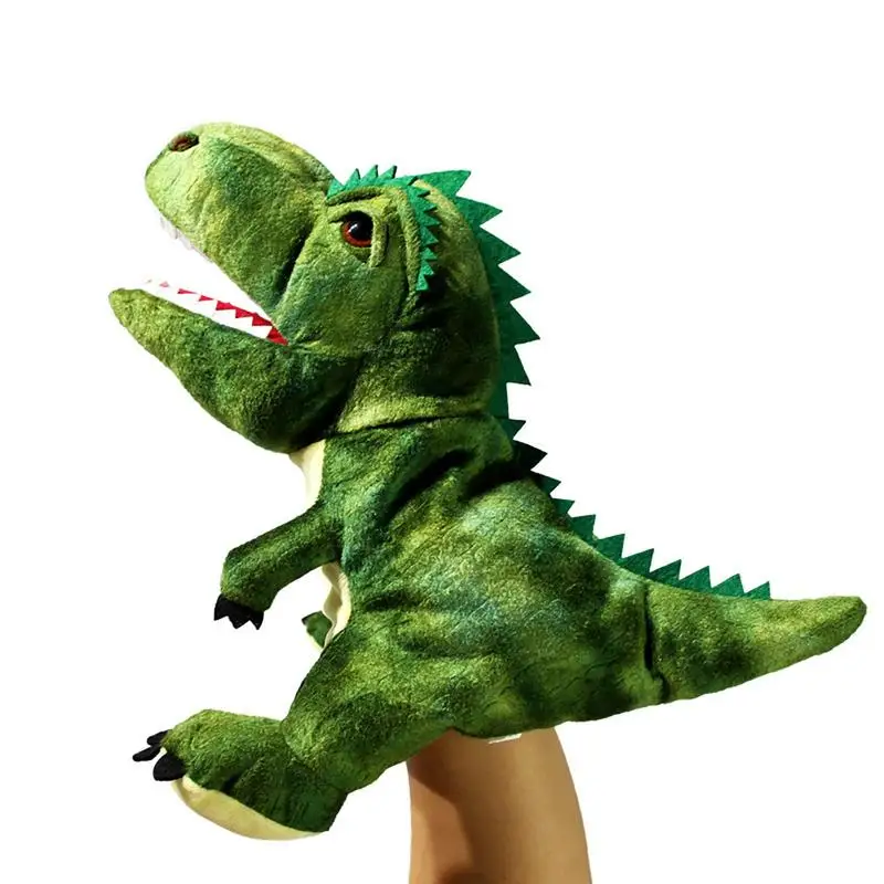 klant Vervolgen voormalig Animal Handpoppen Gevulde Dinosaurus Pluche Hand Speelgoed Met Werken Mond  Zachte Comfortabele Rollenspel Speelgoed Voor Kids Peuters Kinderen| | -  AliExpress