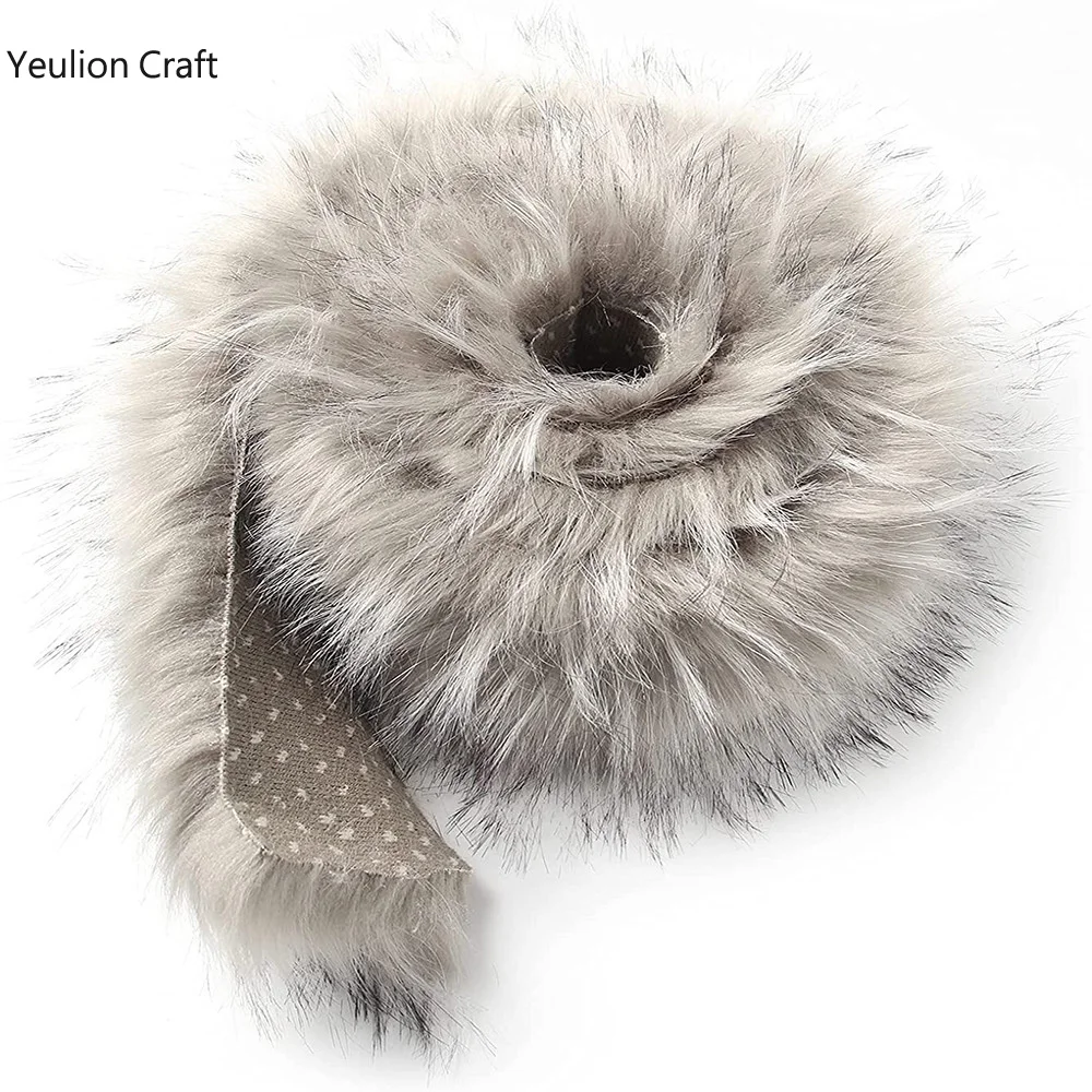 1PC Faux Fur Lace Ribbon Stripes Fluffy Trim Clothing Collar Hat Cuffs Santa Claus Beard Plush Strip Xmas Festival Decor 4 1PC Faux Fur Lace Ribbon Stripes Fluffy Trim Clothing Collar Hat Cuffs Santa Claus Beard Plush Strip Xmas Festival Decor 4