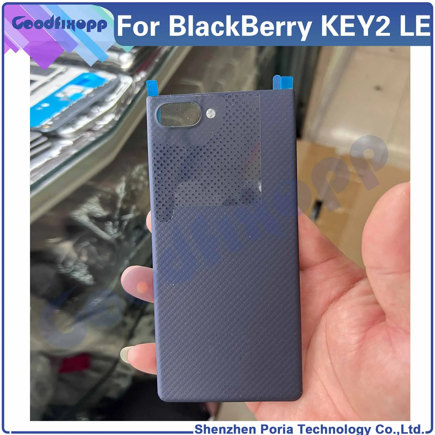 Cover Posteriore Per BlackBerry KEYone - Sostituzione Batteria In ABS, Colore Argento, Facile Da Installare