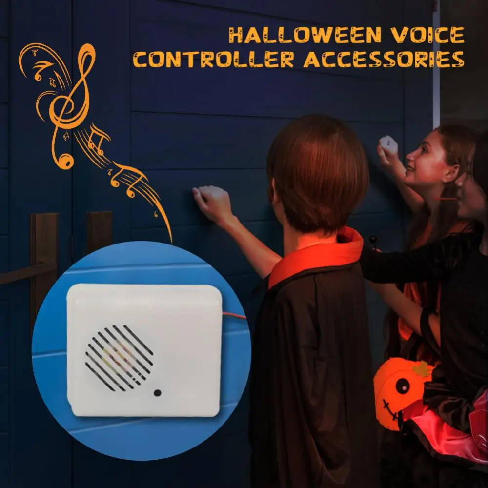 Sensore Sonoro Di Halloween Oggetti Di Scena Spaventosi Attivati Dalla Voce Decorazione Di Halloween Sensore Sonoro Altoparlante Da Urlo Puntelli Horr