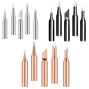5 pieces of soldering irons with a 900M iron head set, hot bare copper electric iron heads 1