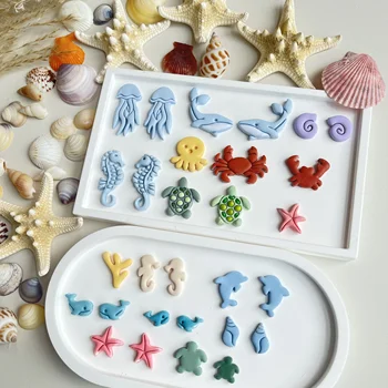 Ocean Creature Clay Molds 1