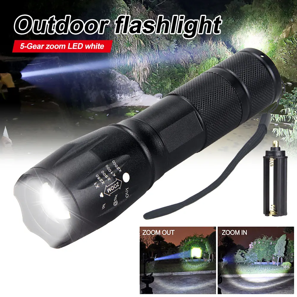 Zoomable Tactical LED Flashlight 6