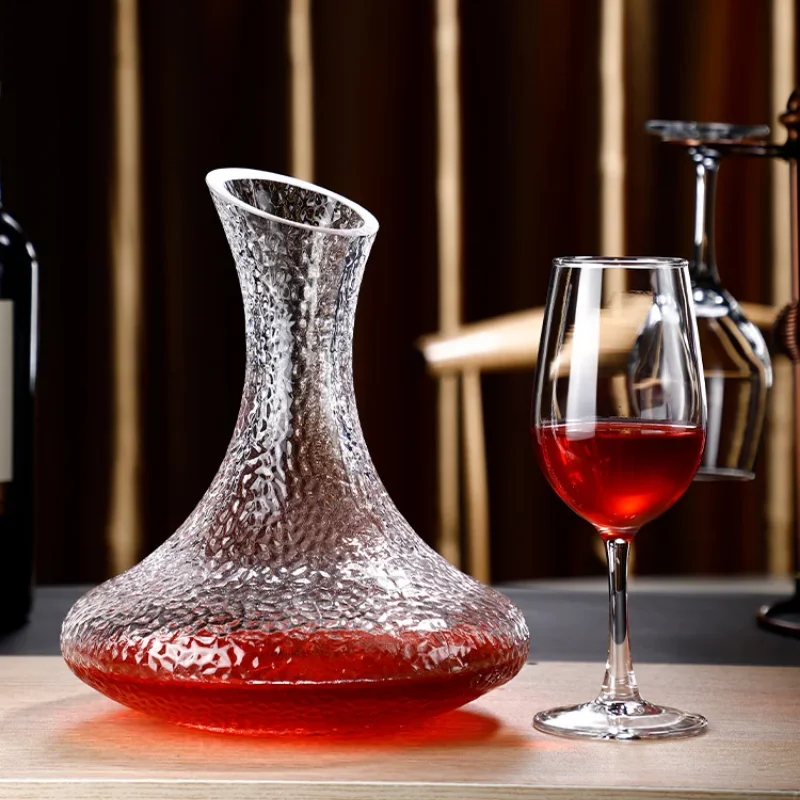 High Capacity Red Wine Decanter 1500ml Brandy Champagne Jug Glasses Pourer Aerator Family Bar Drinkware Gift Stylish