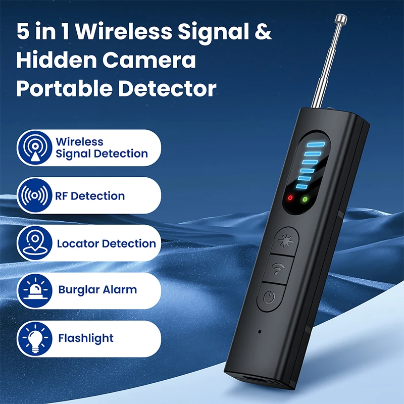 Amorom Hidden Camera Detector Anti-Spy Car Gps Tracker Location Detector