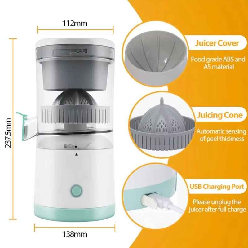 Automatic Electric Citrus Juicer Orange Lemon Fresh Orange Juice Machine Potable Juice Machine For Home fruit juicer,juice maker blender,juice blender