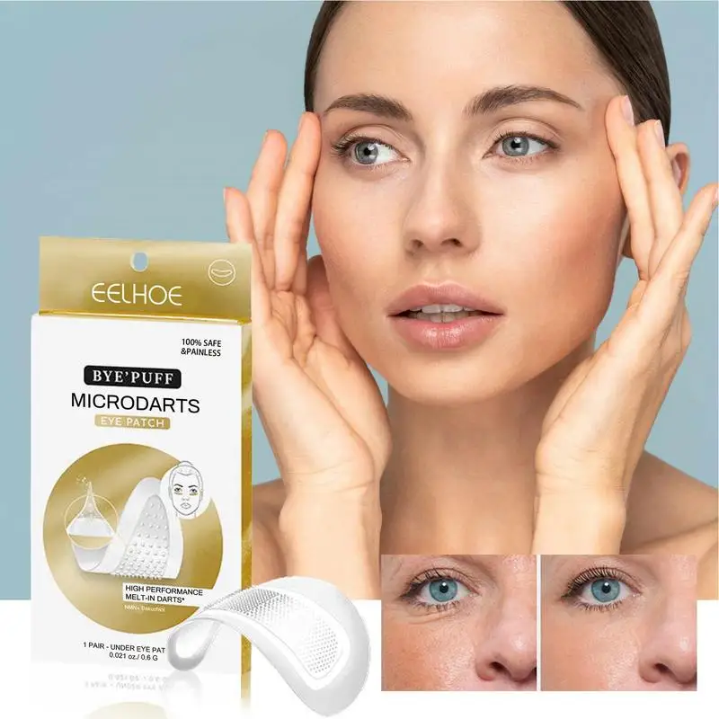 

Eye Patches Microneedle Under Eye Patches for Dark Circles and Puffiness Depuffing Moisturizing And Hydrating Eye Skin Refresh
