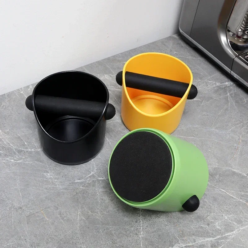 Coffee Knock Box Espresso Grounds Container Anti Slip Powder Beveled Residue Dump Bin Bucket  Barista Accessories Maker Tools