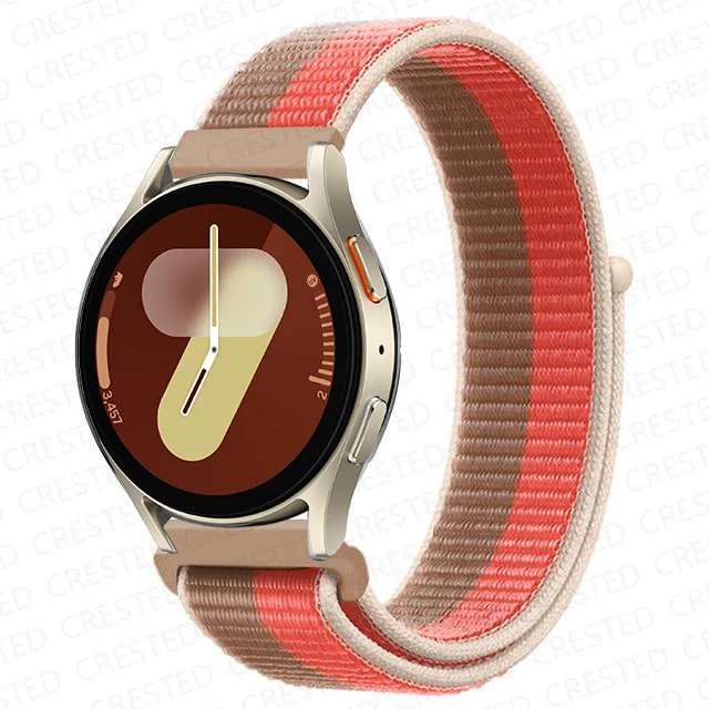 Versatile Nylon Loop Bracelet for Smartwatches - 22mm/20mm Band