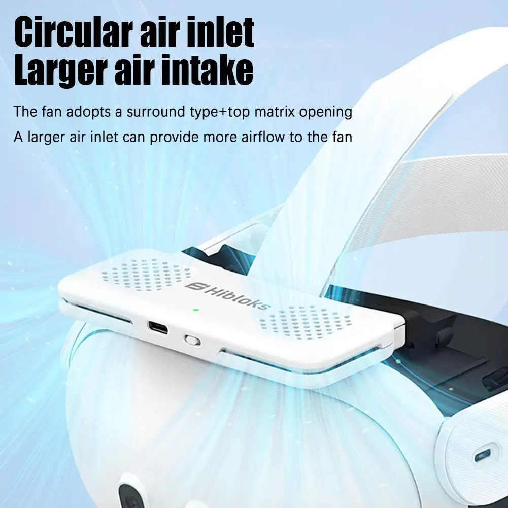 

Cooling Fan For Oculus Quest 3 Face Cushion Comfortable Interface Pad Ice Silk Cotton/Leather Mask Breathablefully Ventilat T5W5