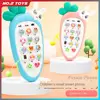 Baby Musical Mobile Phone Toy Early Learning Cute Rabbit Telephone Machine Early Learning Toys with Music Educational Kids Toy 1
