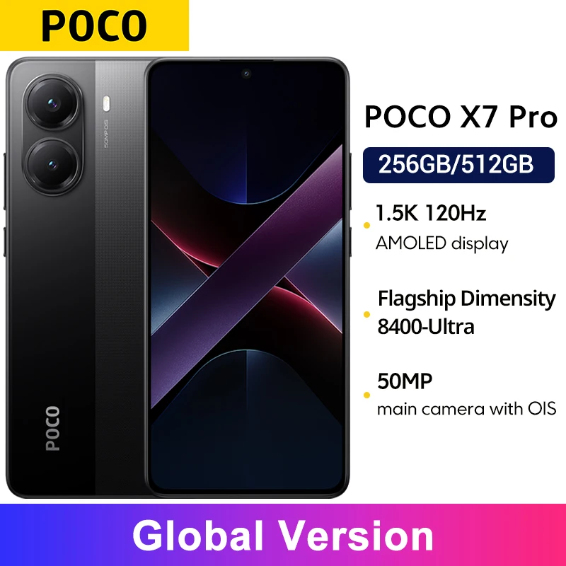 POCO X7 Pro グローバル版 スマートフォン Dimensity 8400-Ultra 6.67