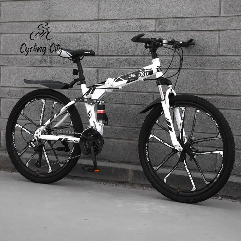 Cycling City Mountain Bike Folding Mountain Bike 24/26 Inch
