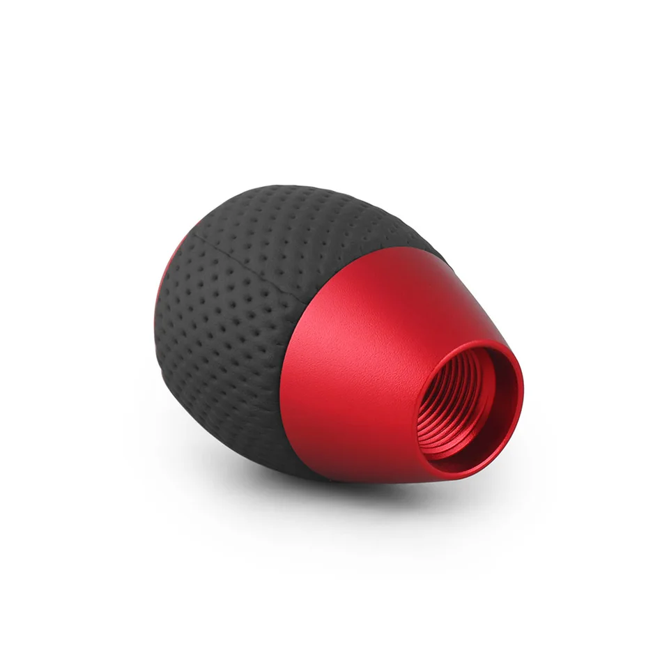 JNNJ Pomello Cambio Auto, 6 Marce Pomello Cambio Manuale, Leva Cambio Lega Alluminio Universale 3 Adattatori, Veicolo Accessori per Maggior Parte Veicoli Manuali e Automatici, Pratico(Nero