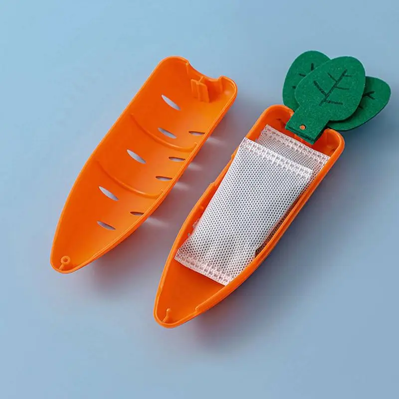 Creative Carrot Refrigerator Deodorant Box Wall-mounted Home Activated Carbon Bamboo To Remove Odor Purification Charcoal Bag