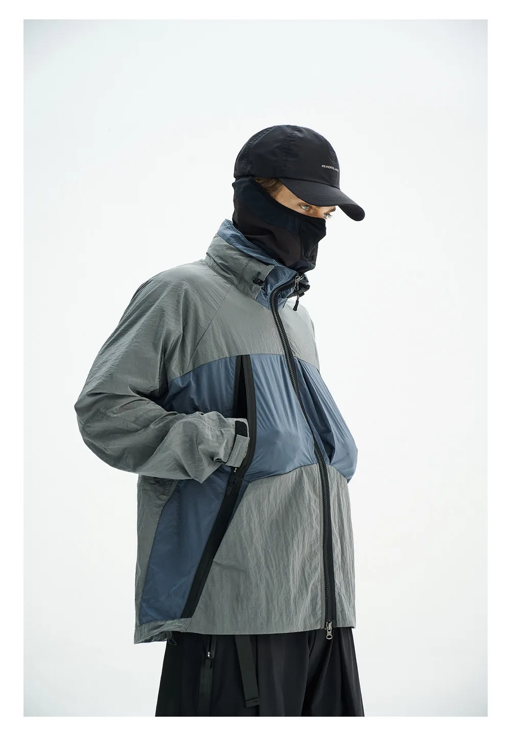 Reindee Lusion 24ss waterproof magnetic buckle sunshade cap nylon material techwear gorpcore