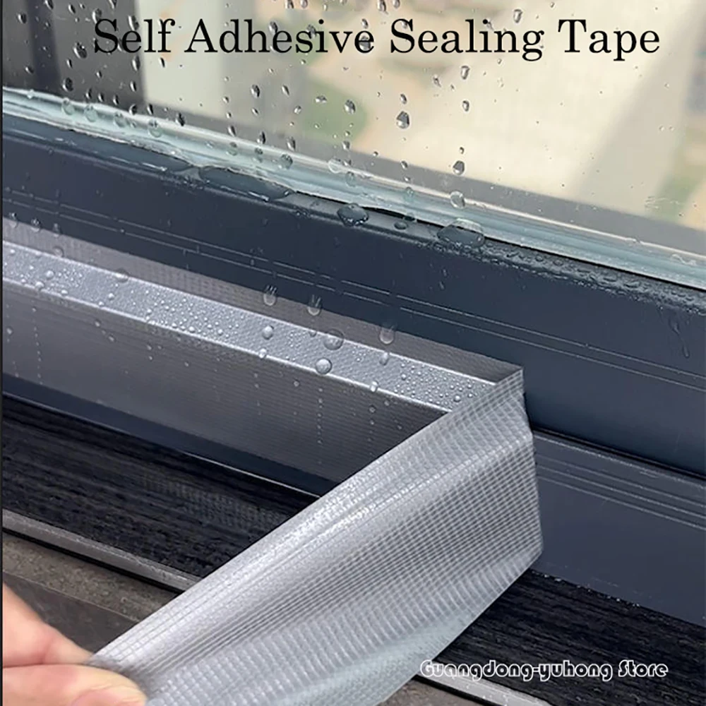 Description Picture 5 of itemWindproof Window Seal Tape Door Weather Stripping Self Adhesive Seam Sealing Strip Strong Waterproof Duct Tape Wide40mm To 100mm