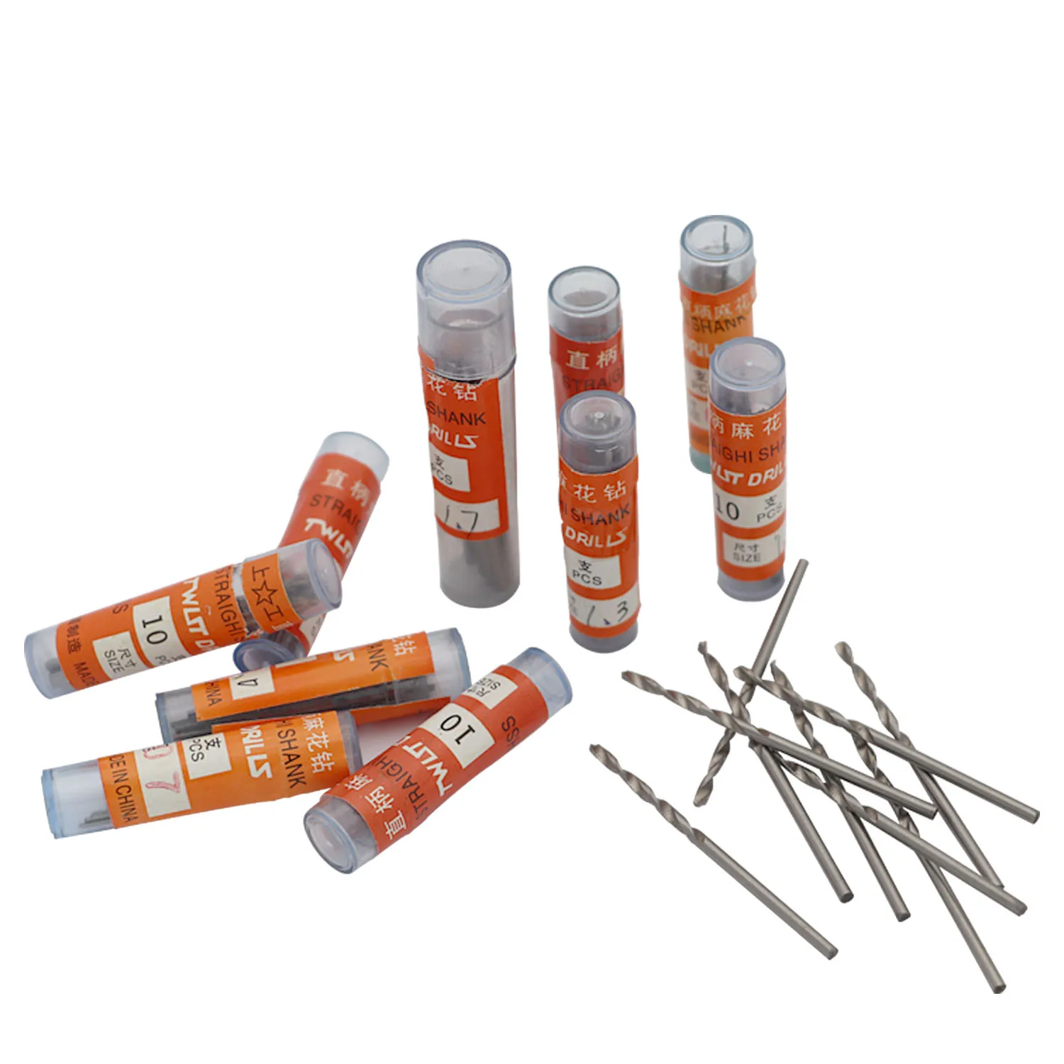 

10 шт. высококачественные спиральные сверла из быстрорежущей стали с прямым хвостовиком 0,5-3,0 мм для орехового ореха, ваджры, Бодхи, жемчужные бусины: прецизионные сверла из нержавеющей стали
