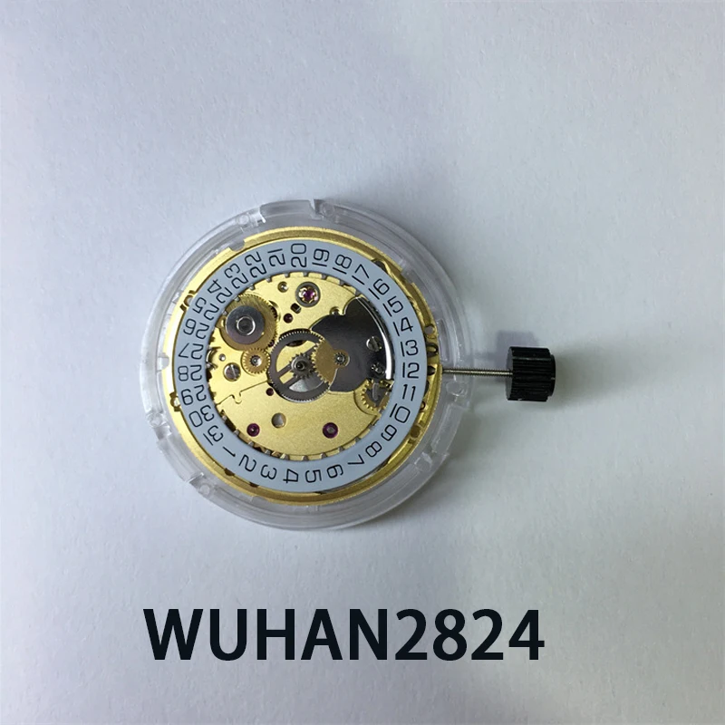 Accessori Per Il Movimento Dell'Orologio Nuovissimo Macchinario Domestico Wuhan 2824 Movimento Automatico Del Calendario Del Platino