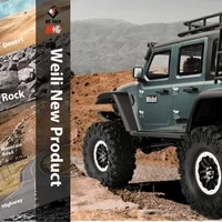 Weili Wltoy104006rc Model Off-Road Wrangler Four-Wheel Drive Dual Speed Climbing Car Angel Headlights High-End Configuration 2