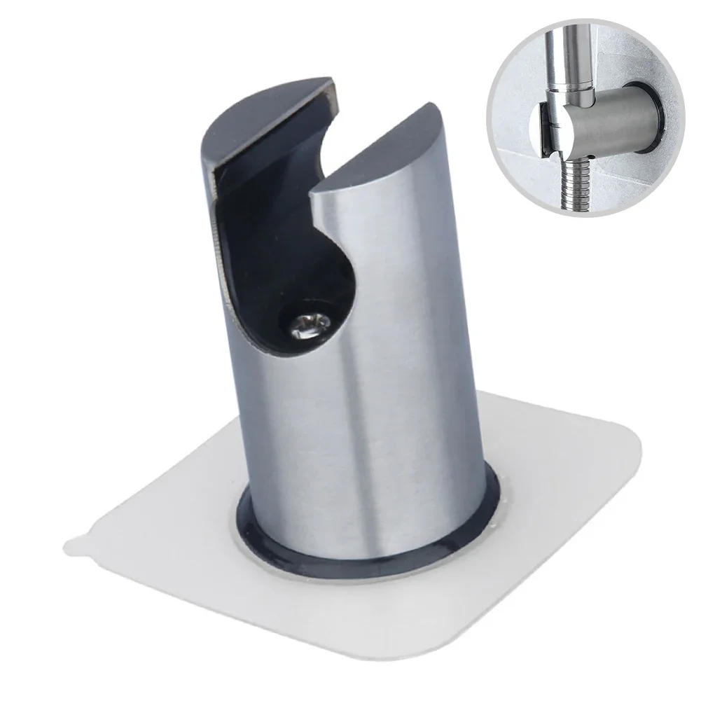 Description Picture 4 of item1pc Shower Head Holder Wall Mounted Shower Holder Self-Adhesive Showerhead Handheld Bracket Bathroom Accessories