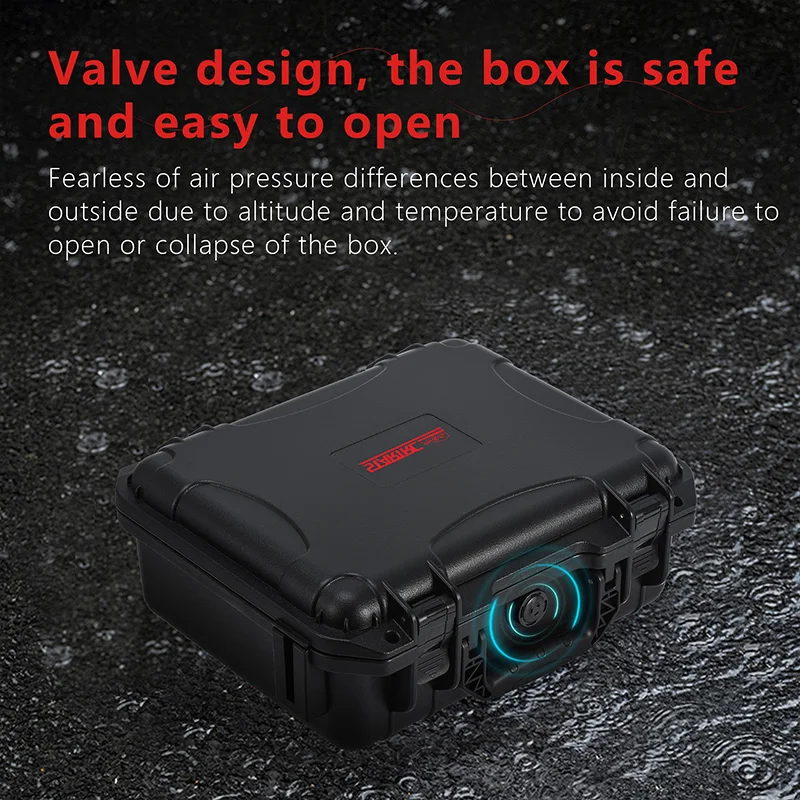 For GoPro Hero 13 12 11 10 9 camera carrying case 2-Layers Hard Waterproof Storage Box Large Capacity Camera Accessories Suitcase