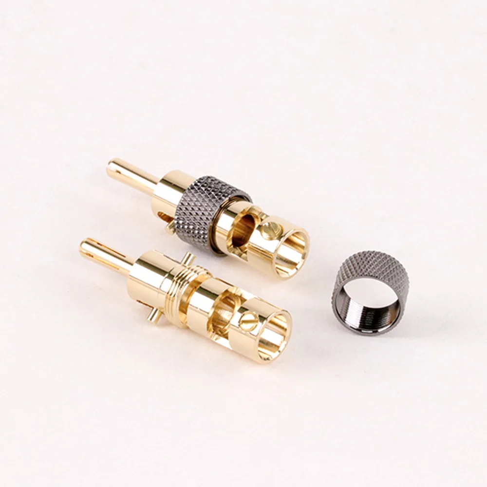 personalizado bronze banana masculino plug conector de 05