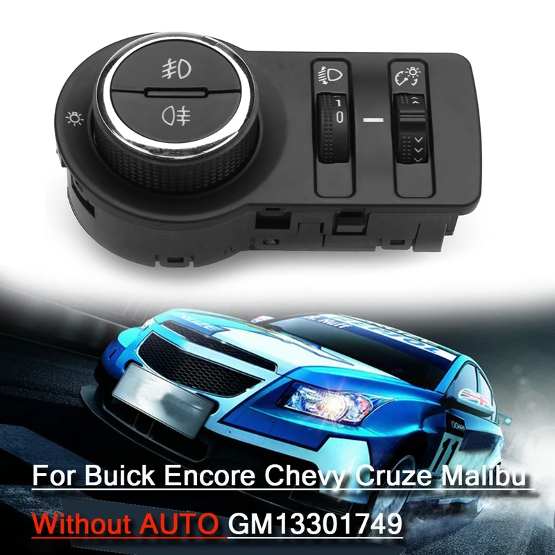 New Car Fog Lamp Headlight Switch Button For Chevrolet Cruze Malibu AUTO GM13301749Car Switches